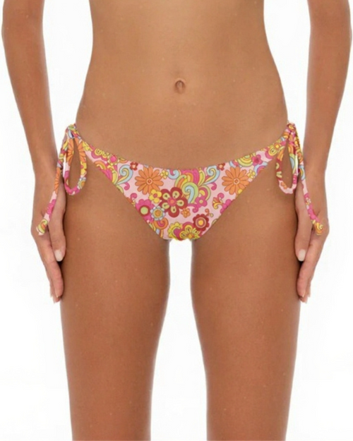 Barcelona Retro Bottom — Pink & Orange Print